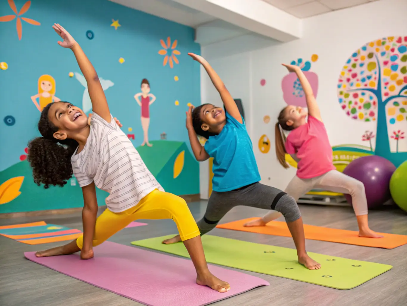 Participants of all ages engaging in a circus arts workshop, learning juggling, acrobatics, and other skills under the guidance of experienced instructors, highlighting the interactive and educational aspect of ASSOCIATION CIRQUE LA CABRIOLE's community programs.